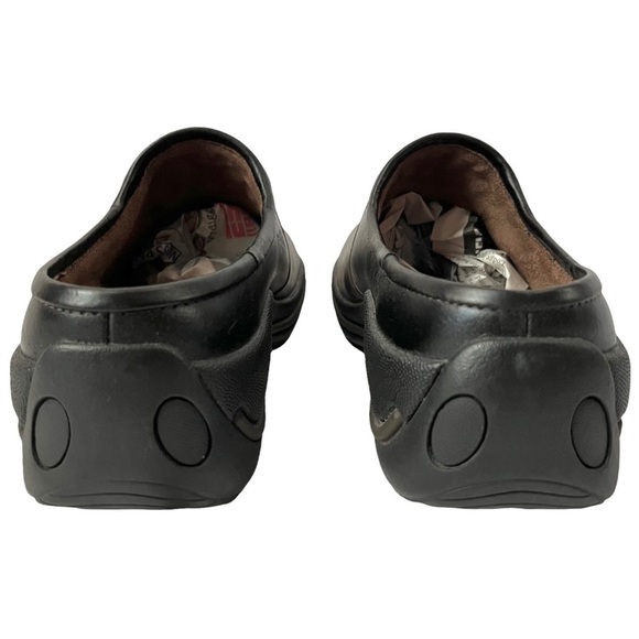 DANSKO Two-Tone Leather Clogs - Picture 6 of 8